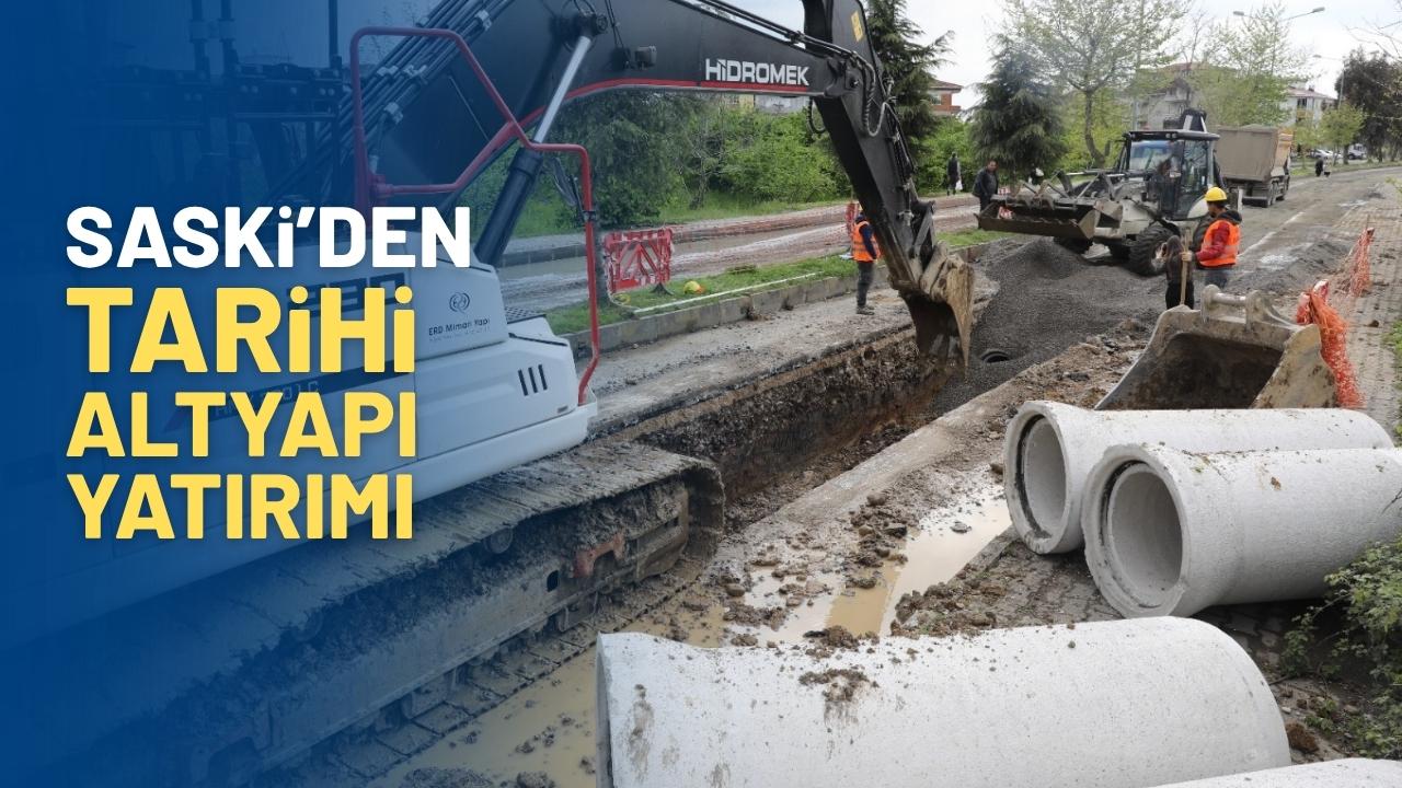 Samsun'da altyapıya tarihi yatırım