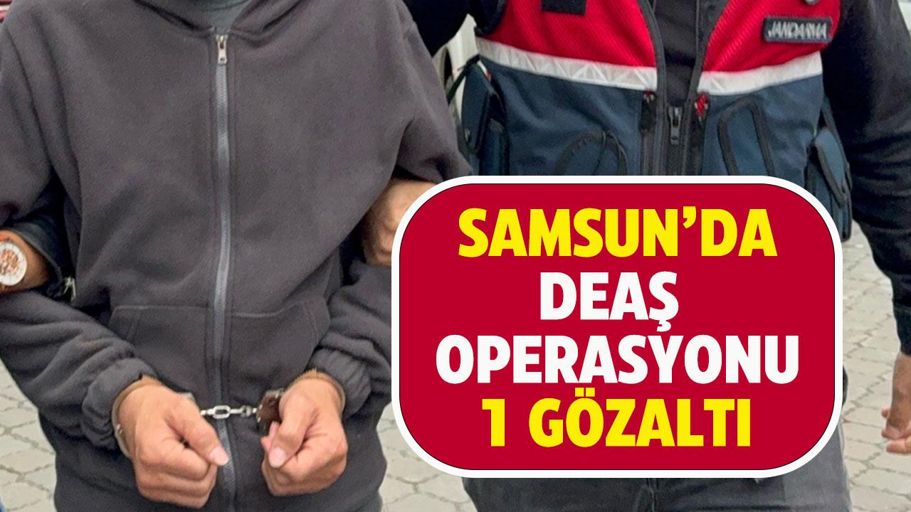 Samsun'da DEAŞ operasyonu: 1 gözaltı