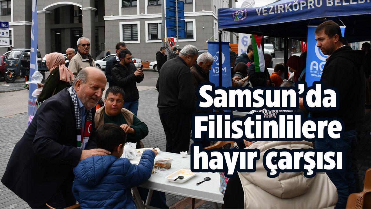 Samsun'da Filistiler için "Hayır Çarşısı" açıldı