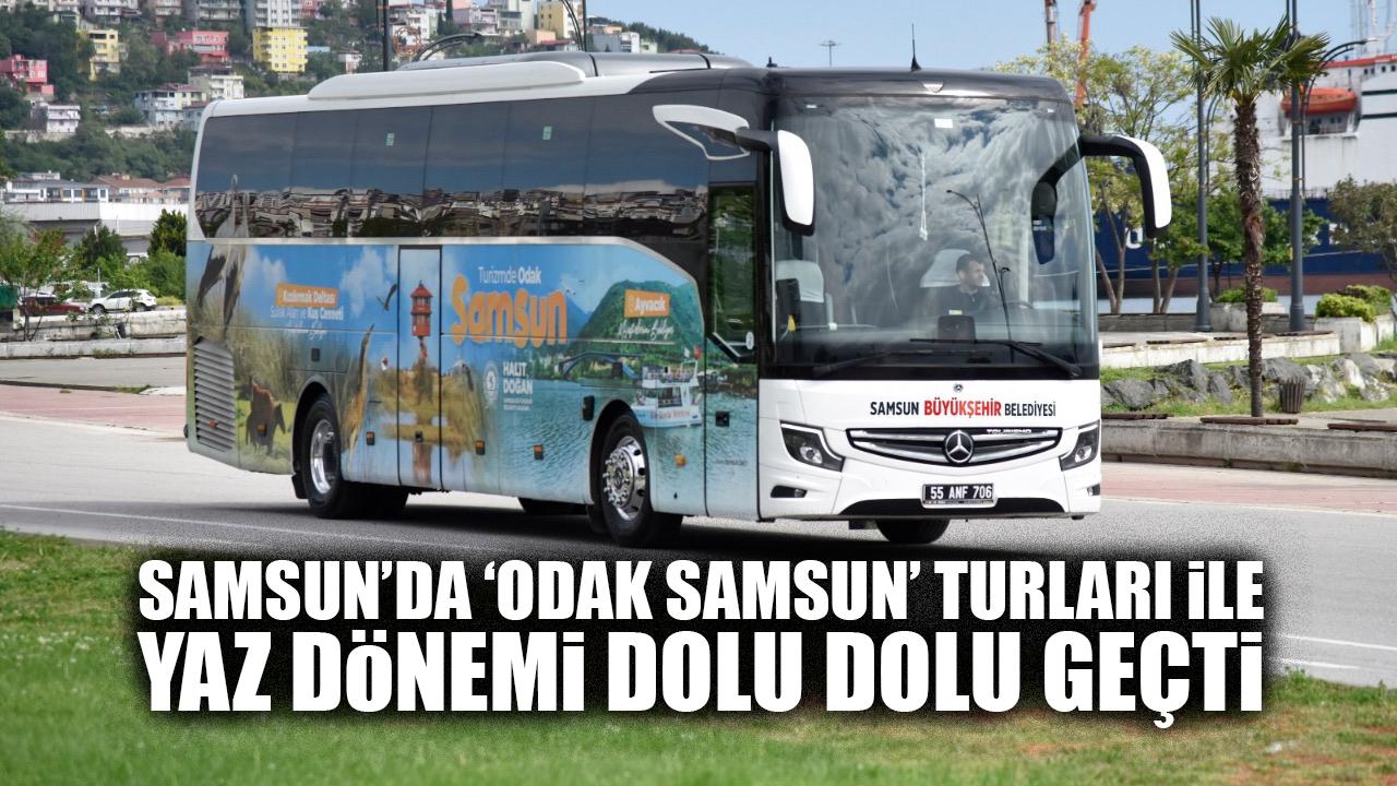 Samsun'da ‘Odak Samsun’ turları ile yaz dönemi dolu dolu geçti