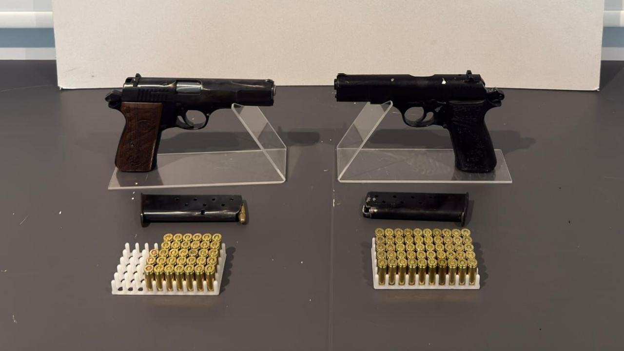 Samsun'da ruhsatsız silah operasyonunda 2 zanlı yakalandı