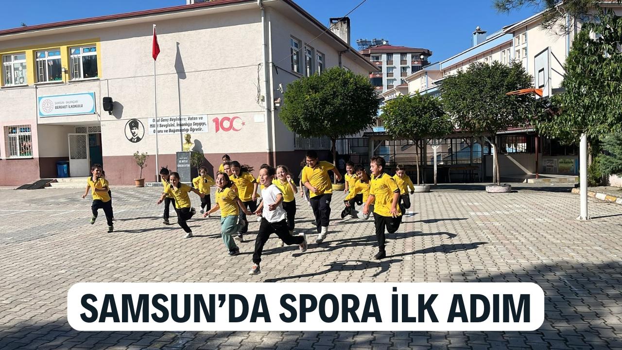 Samsun'da 'Spora İlk Adım Projesi' başladı