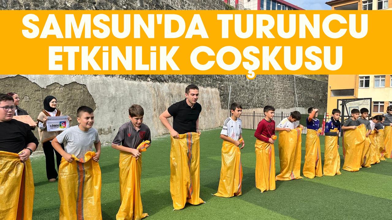 Samsun'da turuncu etkinlik coşkusu