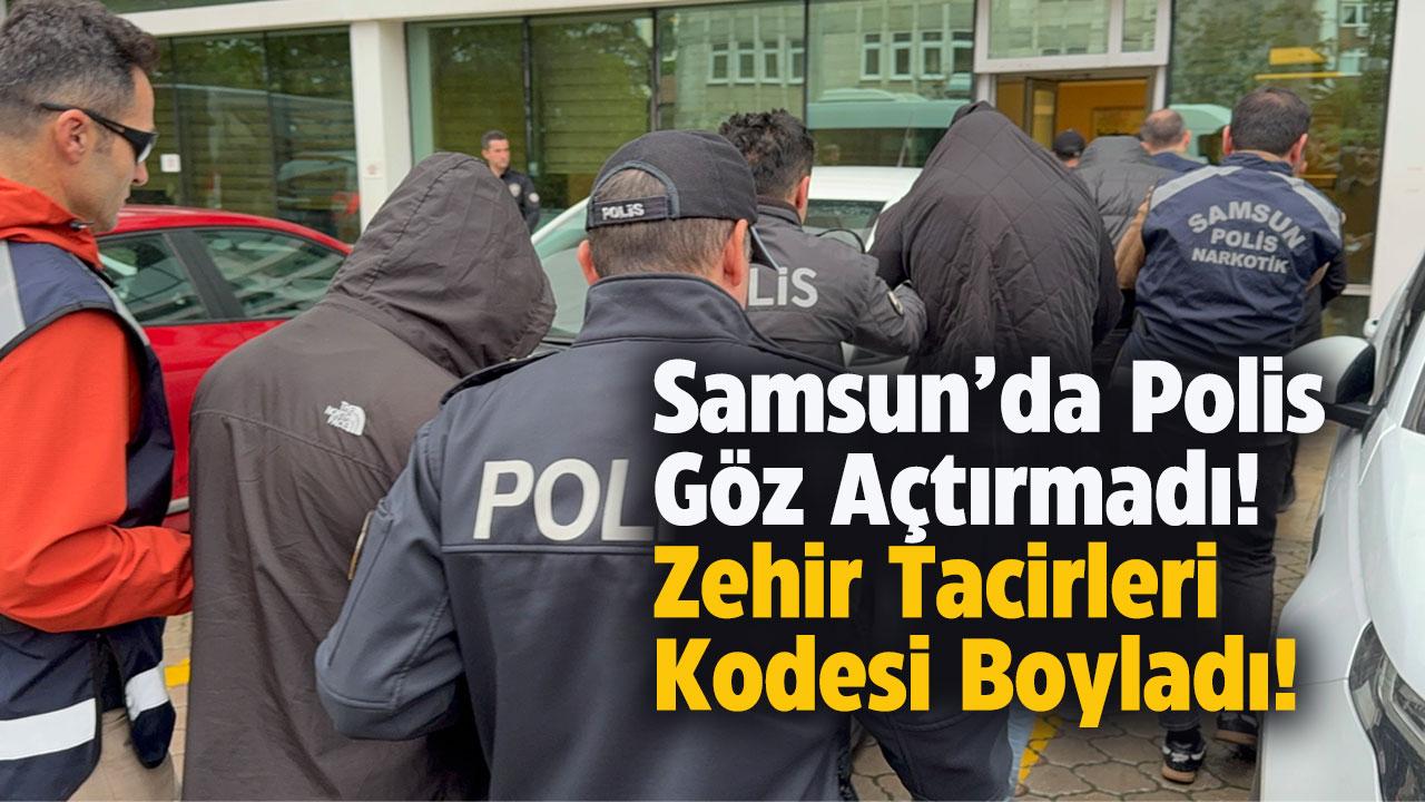 Samsun'da uyuşturucu operasyonu! 6 kişi tutuklandı