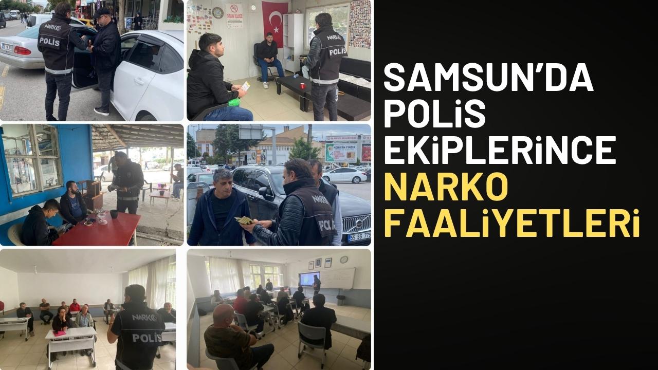 Samsun’da uyuşturucuyla mücadelede farkındalık çalışmaları