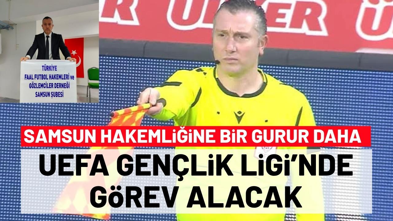Samsunlu hakem Samet Çiçek Avrupa'da görev alacak