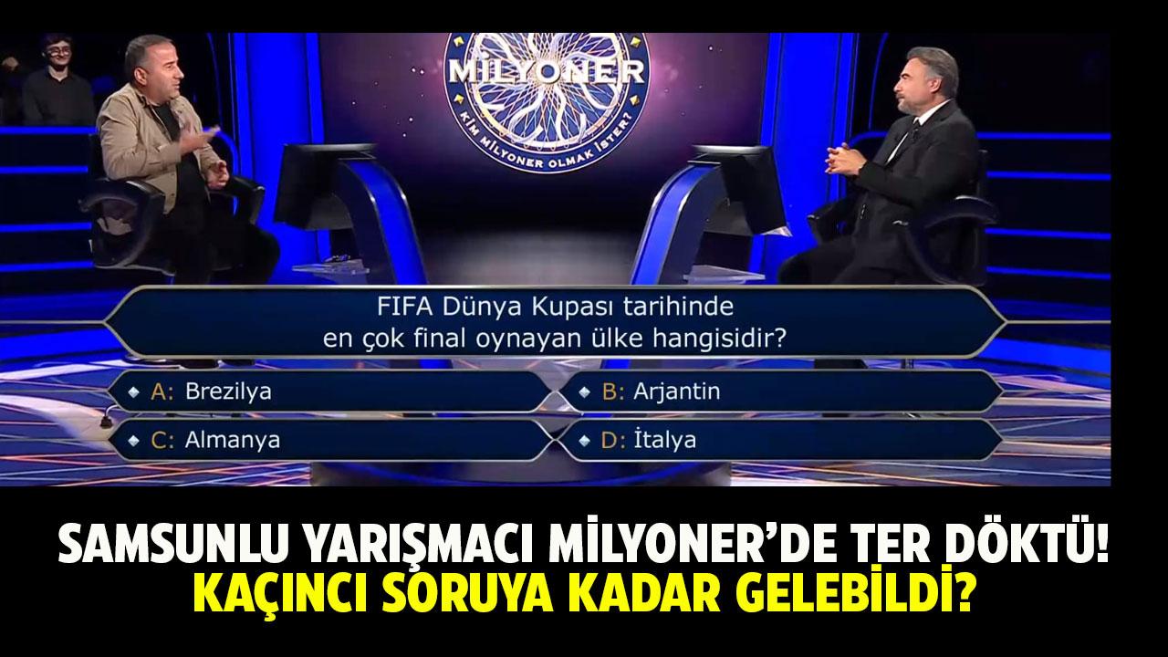 Samsunlu yarışmacı Milyoner'de yarıştı! Milyoner'de kaç TL kazandı?