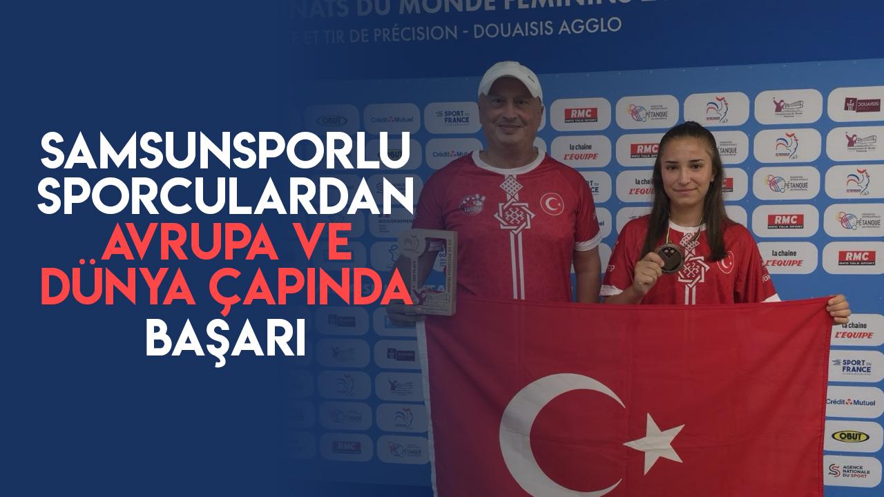 Samsunspor Bocce’de Avrupa ve Dünya çapında üç derece elde etti