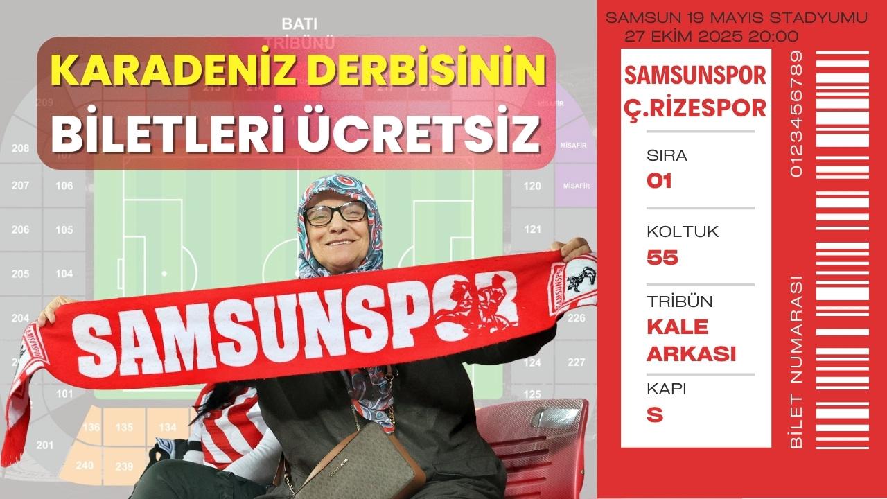Samsunspor - Çaykur Rizespor arasındaki Karadeniz derbisi ücretsiz izlenebilecek