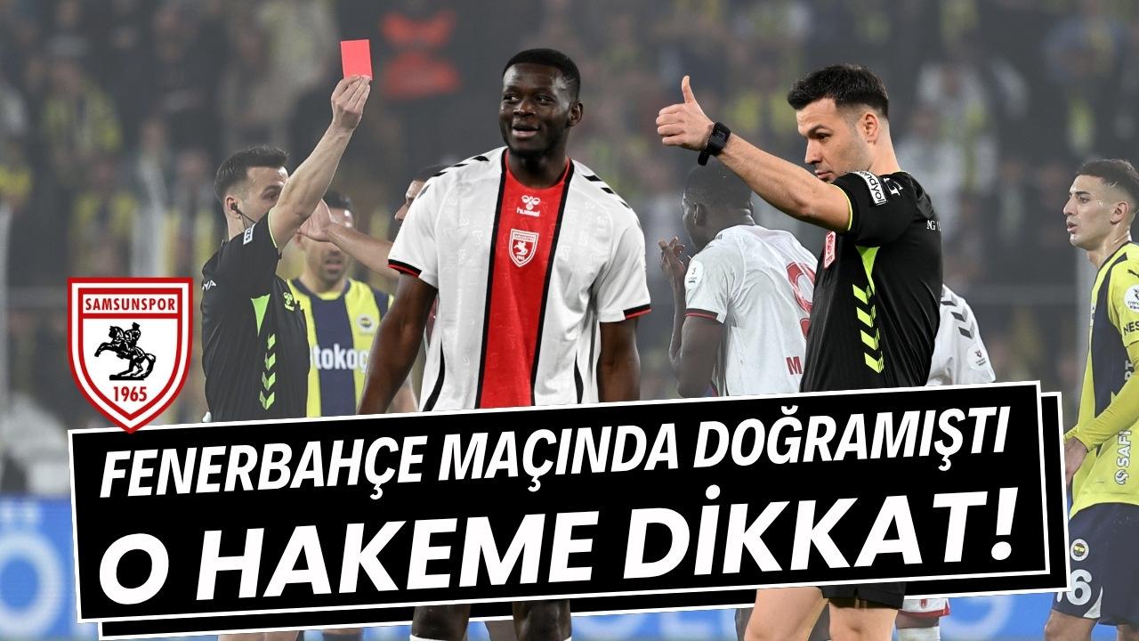 Samsunspor - Çaykur Rizespor derbisi yönetecek hakem Cihan Aydın'ın karnesi