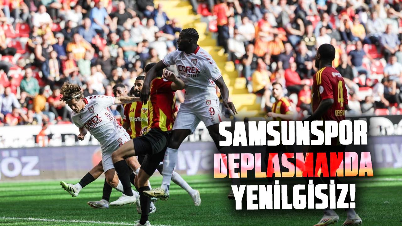 Samsunspor deplasmanda yenilgisiz!