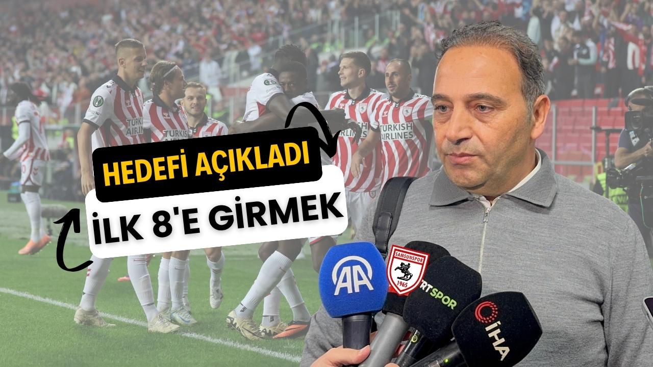 Samsunspor Futbol Direktörü Çapa: Hedefimiz ilk 8’den üst tura yükselmek