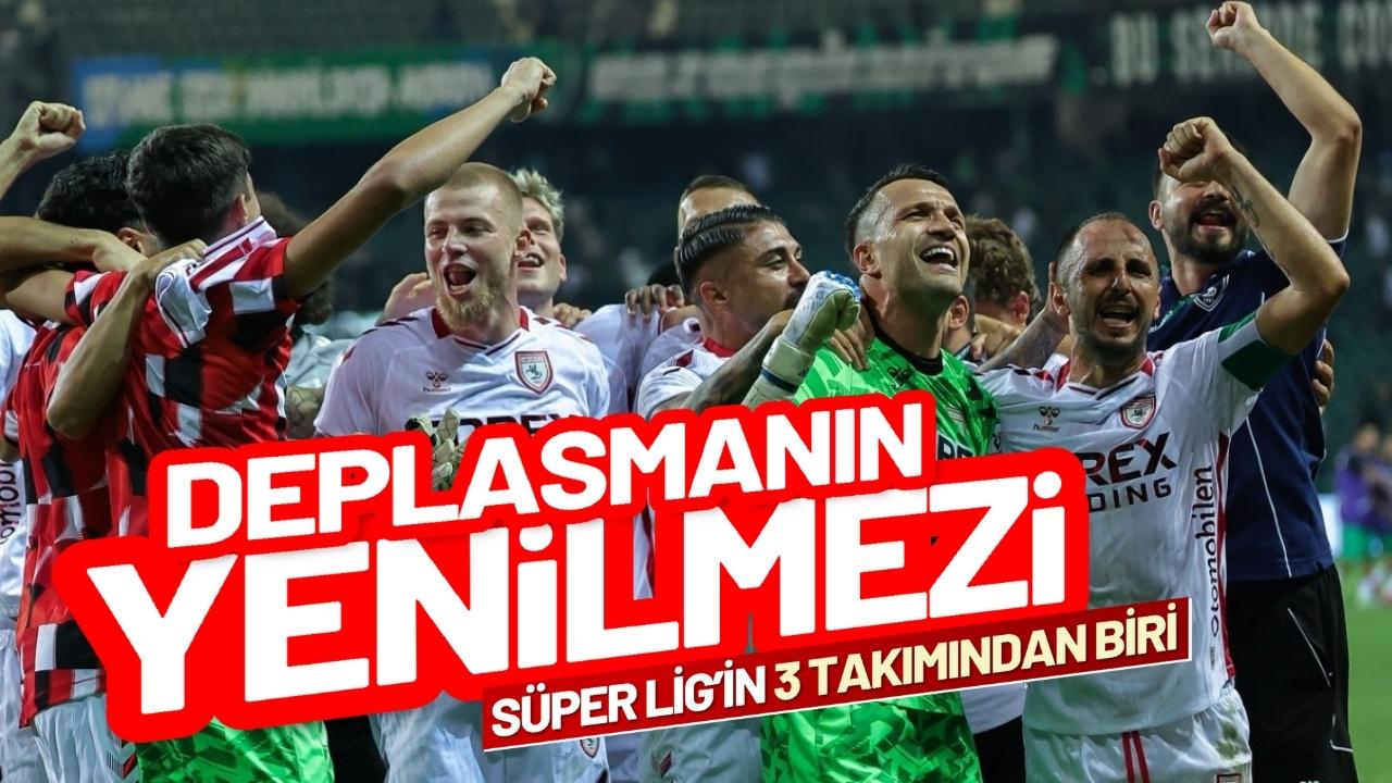Samsunspor, Galatasaray ve Fenerbahçe ile birlikte deplasmanda yenilmeyen 3 takımdan biri