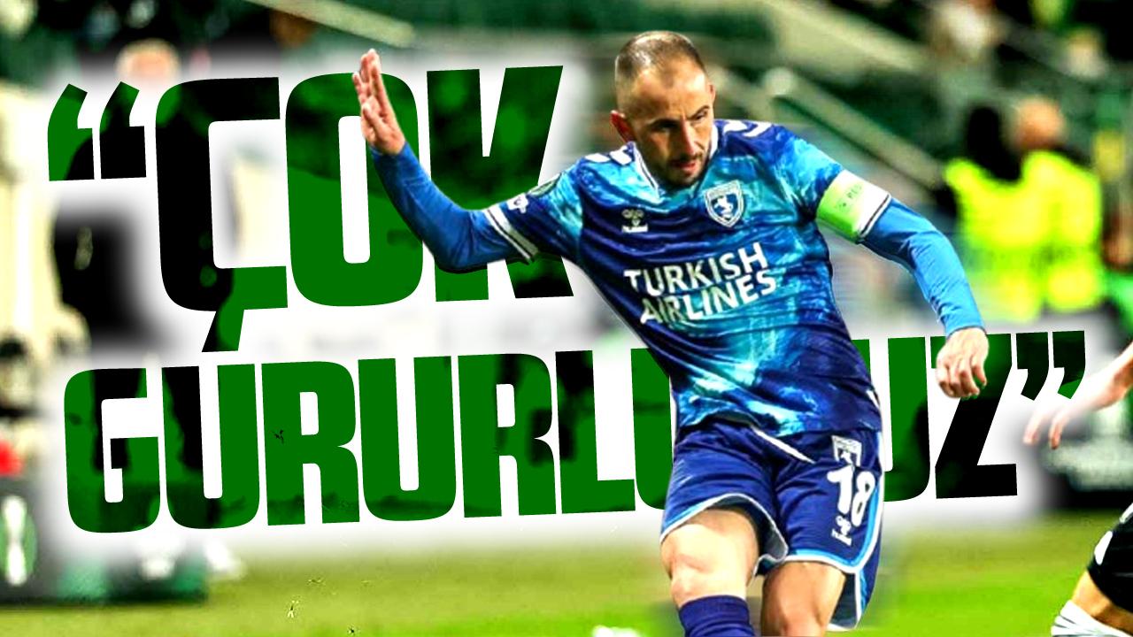 Samsunspor kaptanı Zeki Yavru: Çok gururluyuz