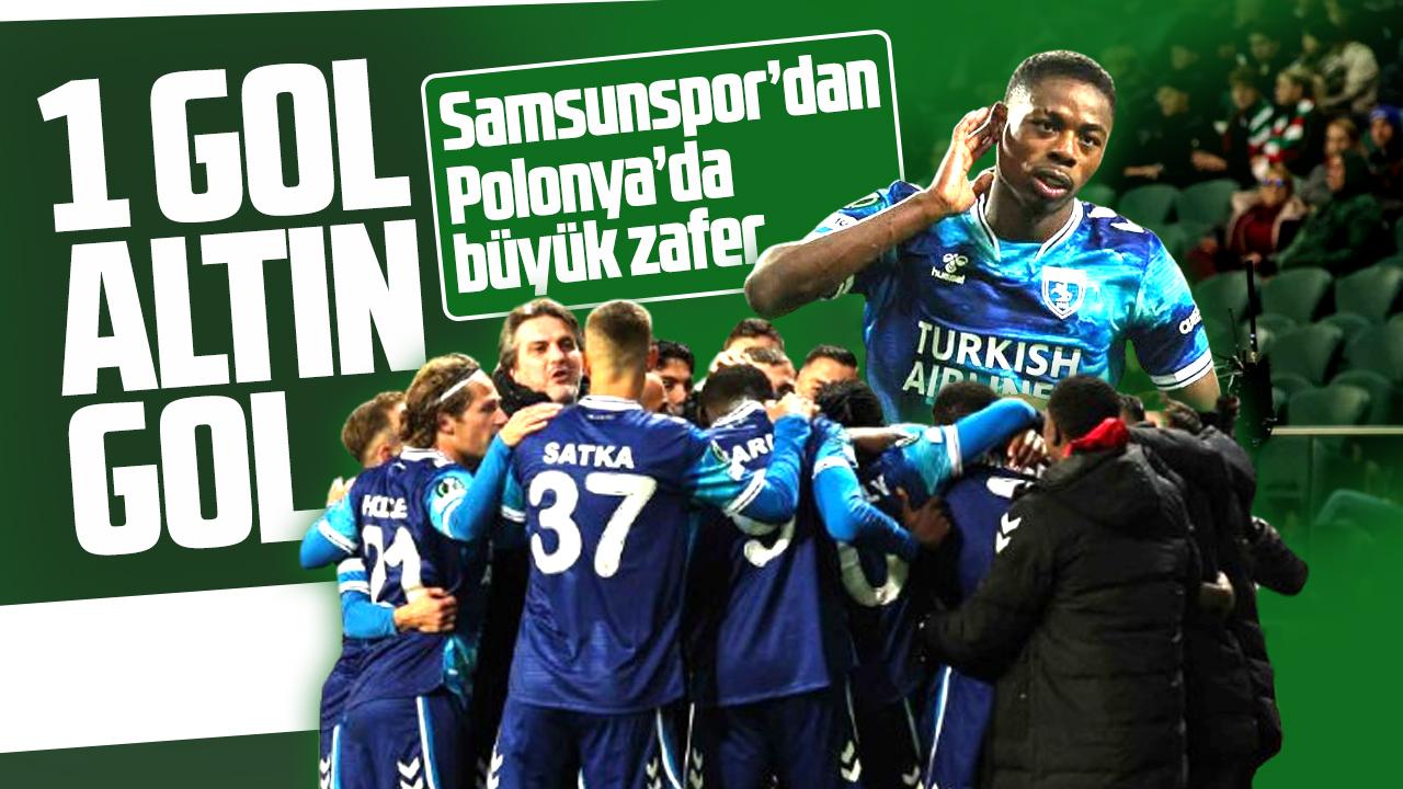 Samsunspor Leiga Varşova'yı deplasmanda mağlup etti