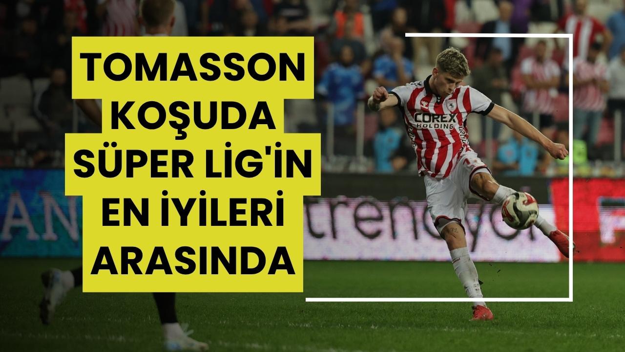 Samsunspor’da Logi Tomasson progresif koşuda zirveyi zorluyor
