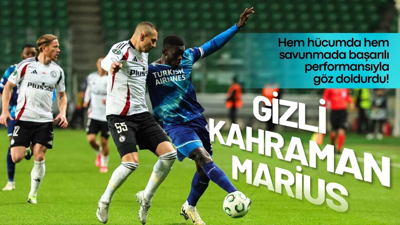 Samsunspor'da Marius Mouandilmadji Leiga Varşova maçının gizli kahramanı
