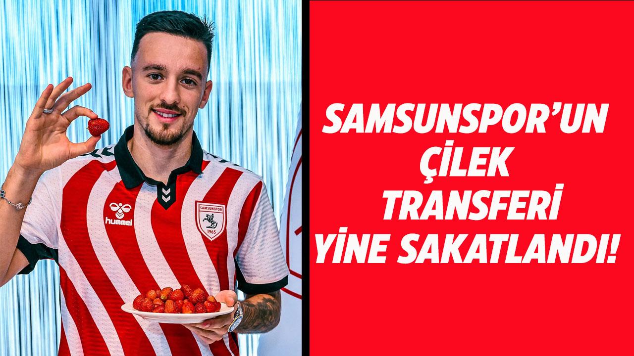 Samsunspor'da şok sakatlık! Afonso Sousa yine sakatlandı