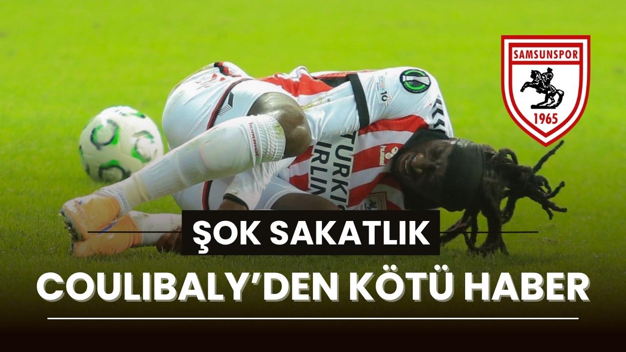 Samsunspor'da Tanguy Coulibaly'nin sakatlığıyla ilgili kötü haber