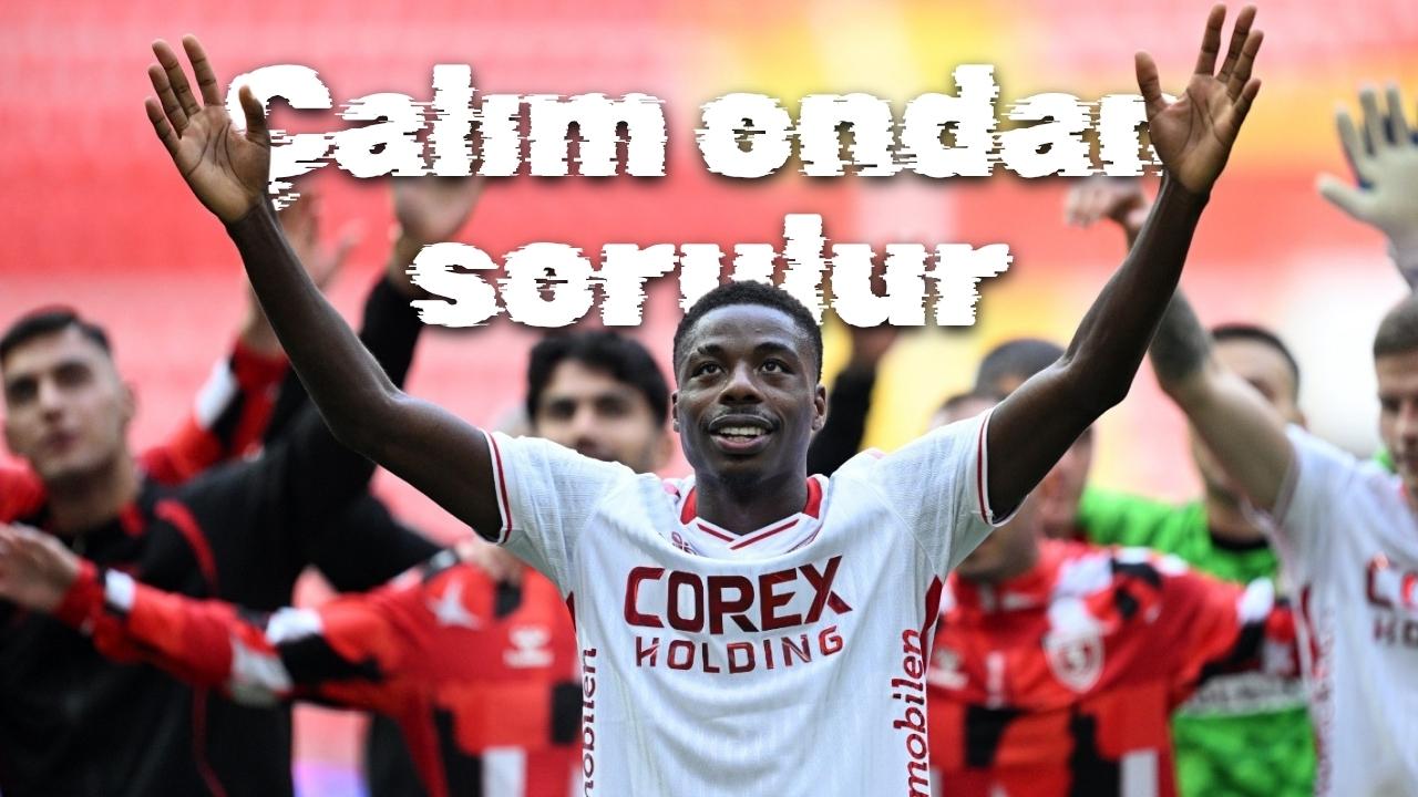 Samsunsporlu Musaba en fazla çalım atan ve şut atan isim oldu