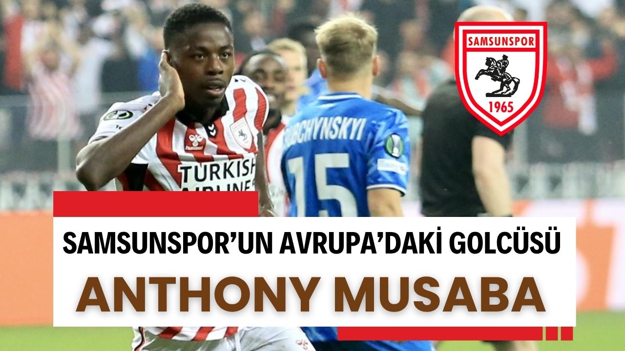 Samsunspor'u Avrupa'da Musaba'nın golleri taşıyor