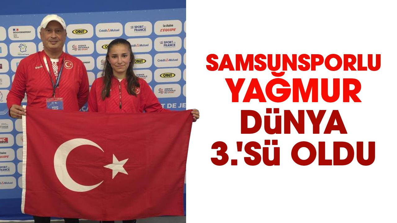 Samsunspor'un bocce sporcusu Yağmur Tosun, dünya 3.'sü oldu