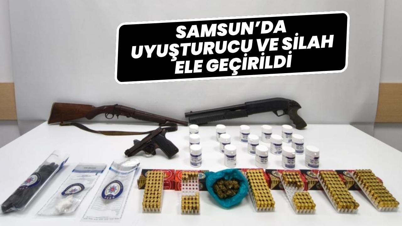 Samsun'un iki ilçesinde uyuşturucu operasyonu: 2 gözaltı