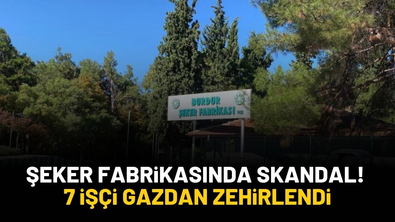 Şeker fabrikasında çalışan 7 işçi gazdan zehirlendi
