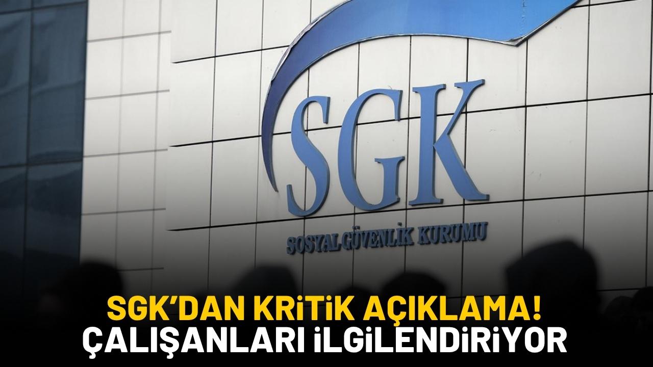 SGK uyardı!Hizmet dökümünüzü kontrol edin