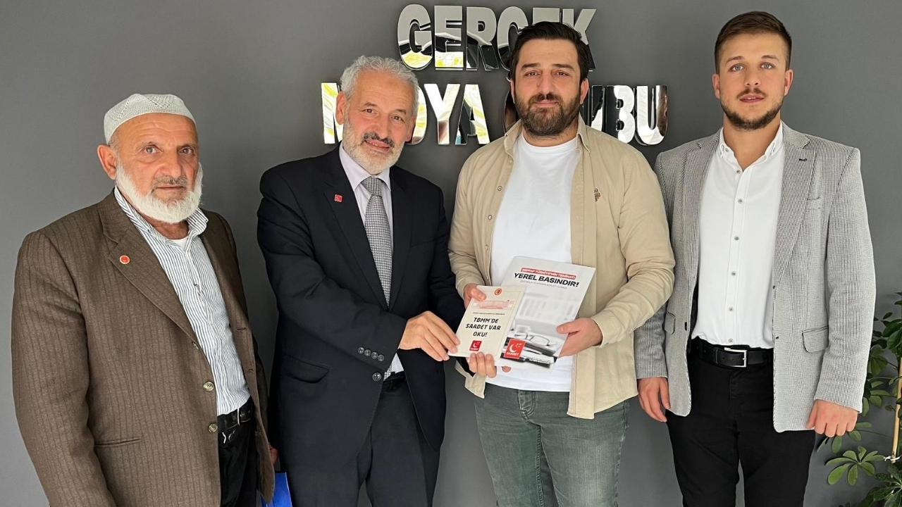 SP İlkadım İlçe Başkanı Öztürk'ten Gerçek Medya'ya ziyaret