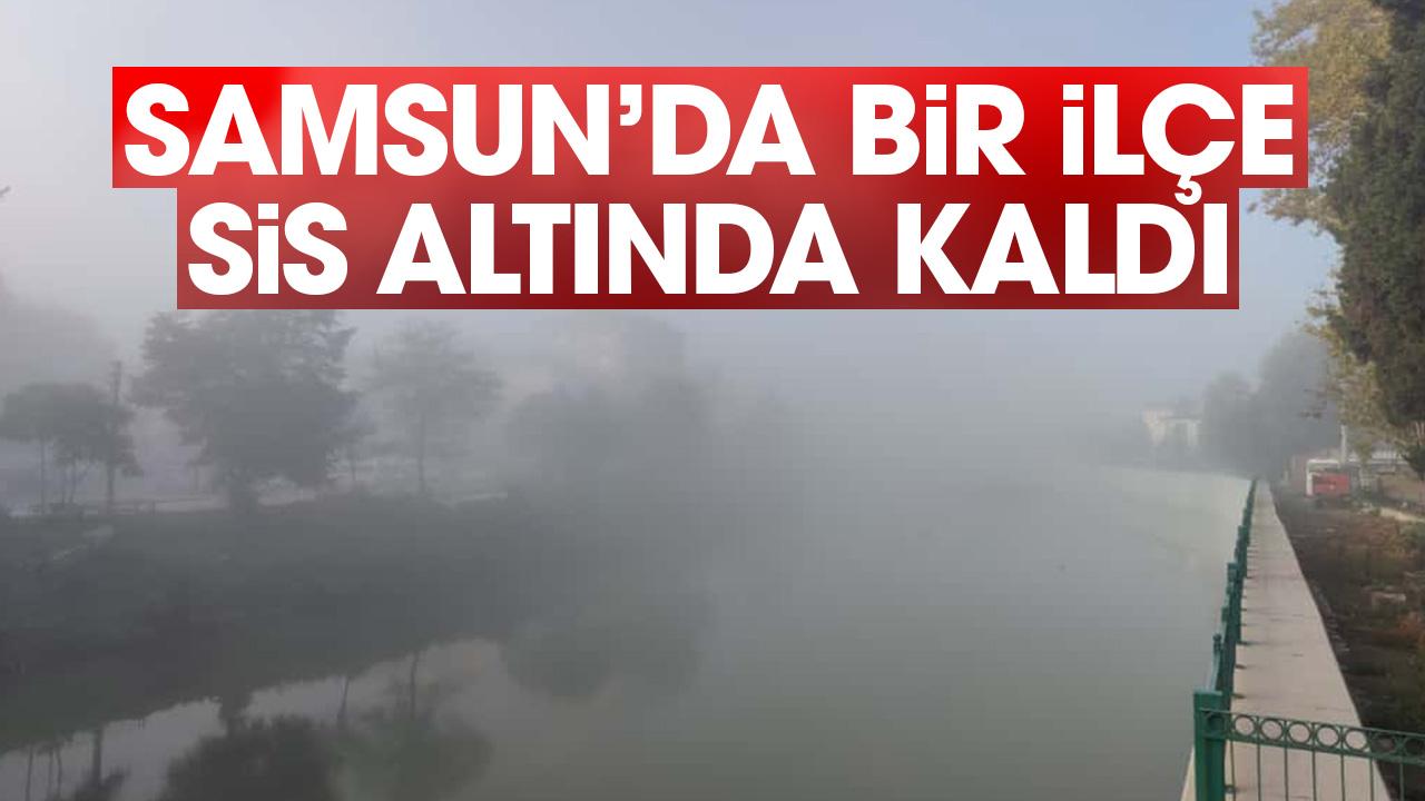 Terme sis altında kaldı: Görüş mesafesi düştü