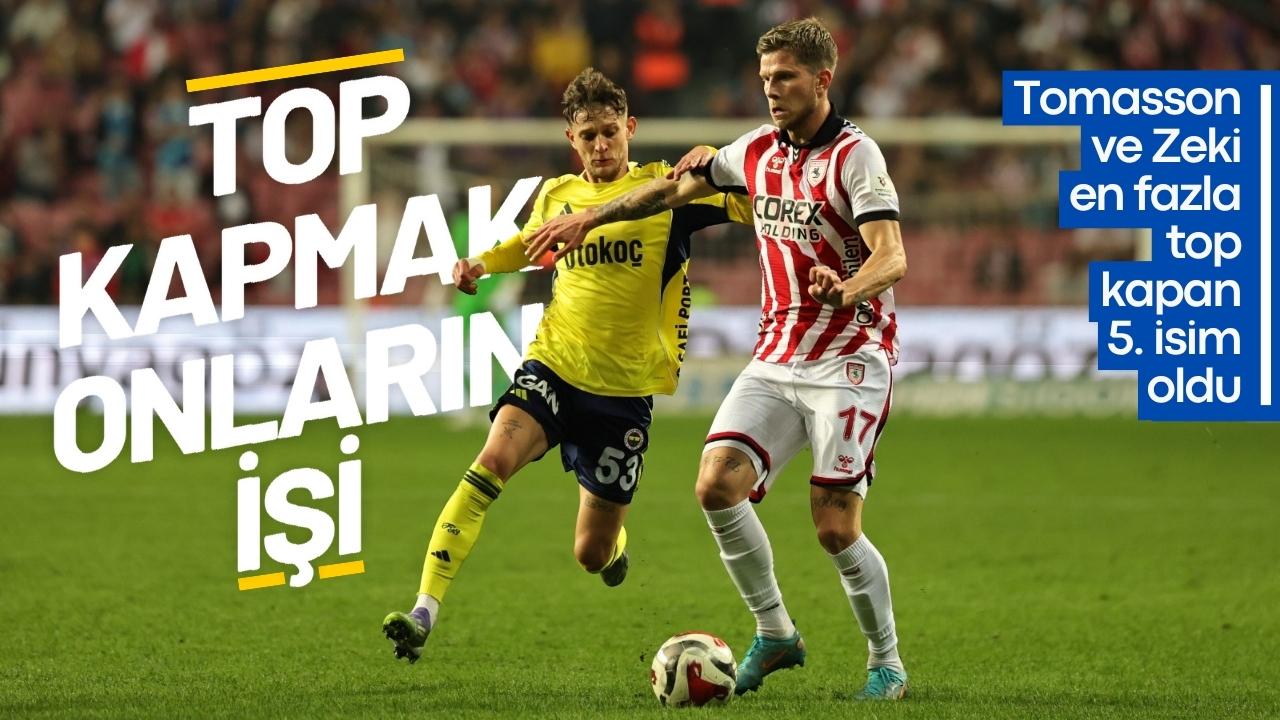 Tomasson ve Zeki Yavru en fazla top kapan 5. isim