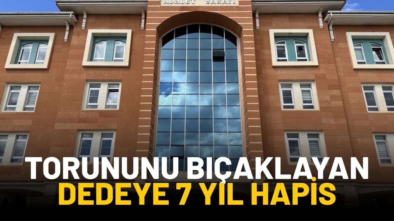 Torununu bıçaklayan dedeye 7 yıl hapis