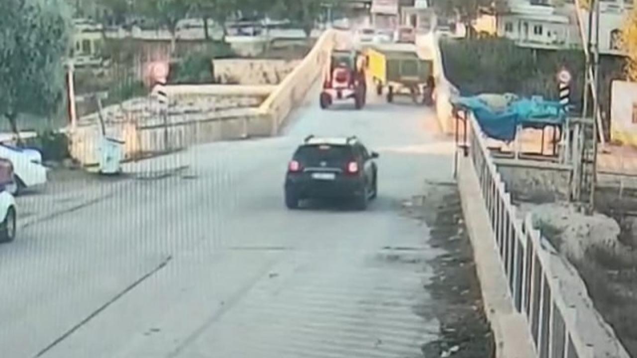 Traktörden ayrılan römork yaşlı adamın sonu oldu