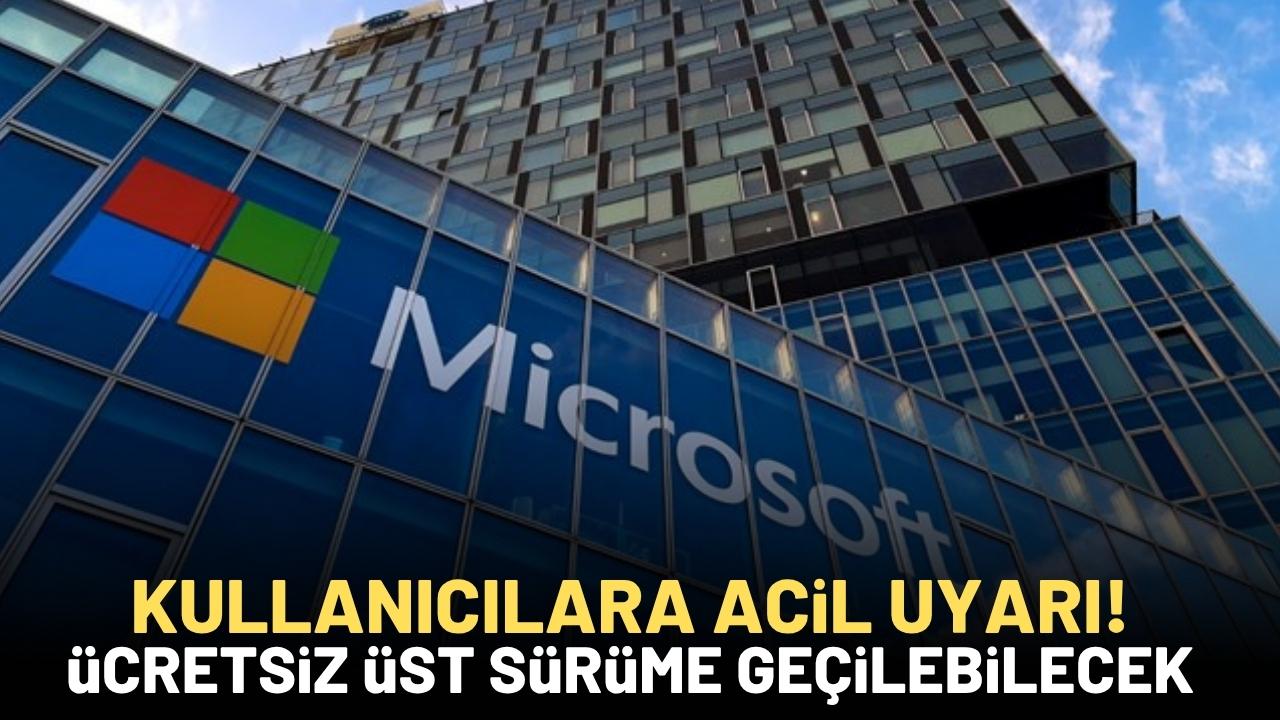 Windows 10 tarihe karışıyor! Milyonlarca kullanıcıya acil uyarı