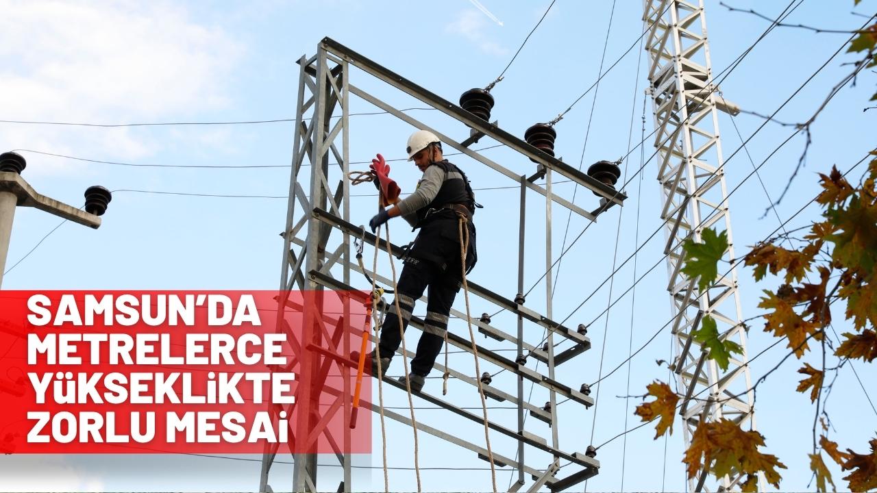 YEDAŞ çalışanları Samsun'da zorlu görevlere hazırlanıyor