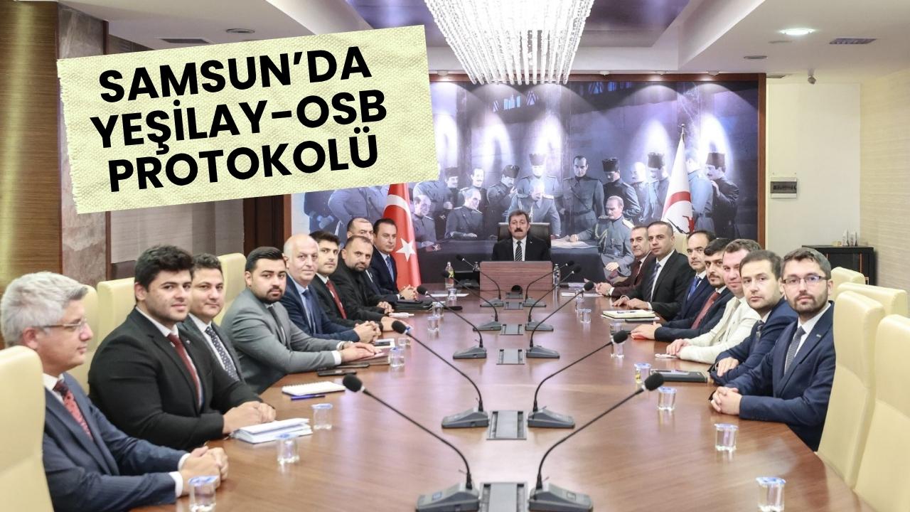Yeşilay Samsun ile OSB’ler arasında bağımlılıkla mücadele protokolü