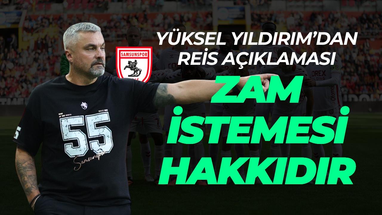Yüksel Yıldırım'dan Thomas Reis açıklaması! Reis'in zam istemesi hakkıdır