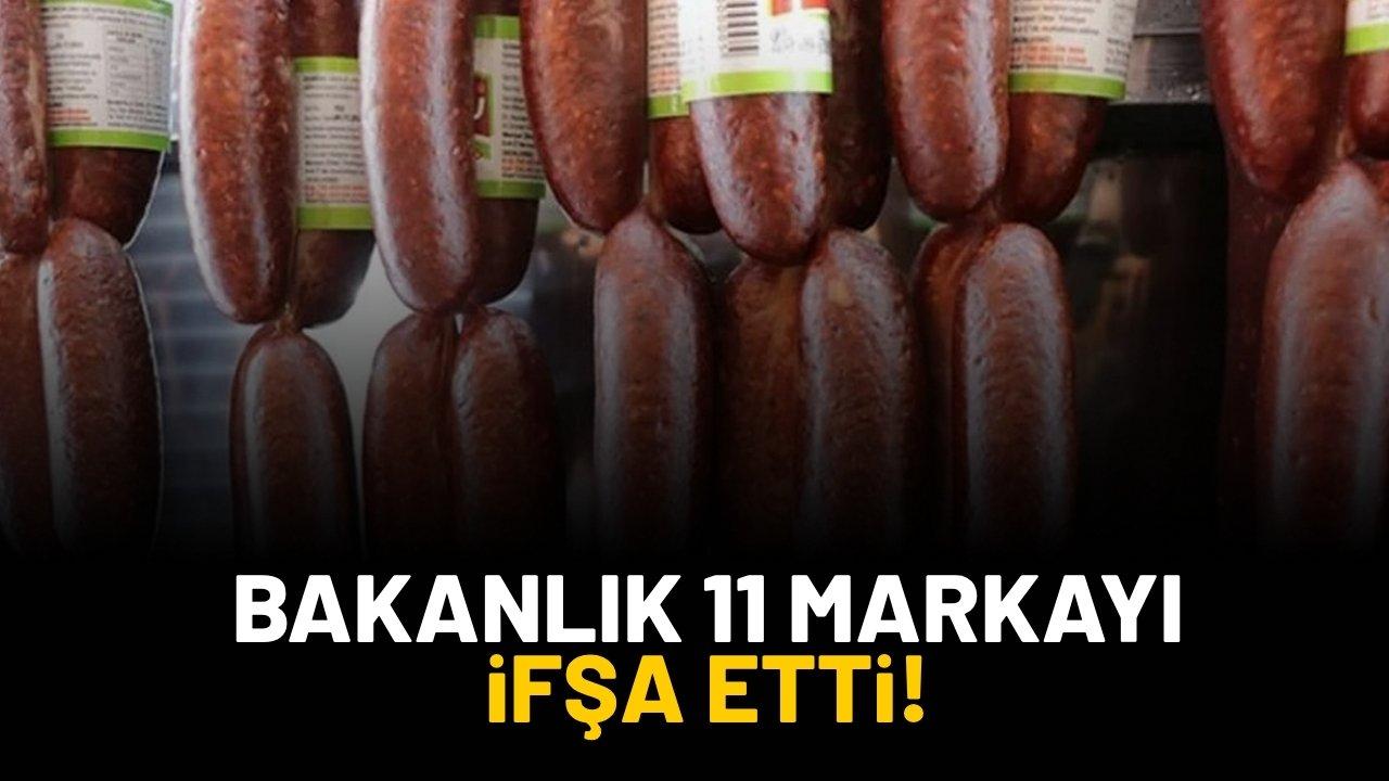 11 sucuk markasında sakatat çıktı! Bakanlık o markaları ifşa etti