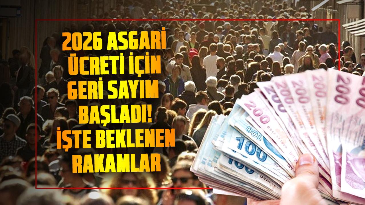 2026 asgari ücreti için geri sayım başladı! İşte 2026 asgari ücret için beklenen rakamlar