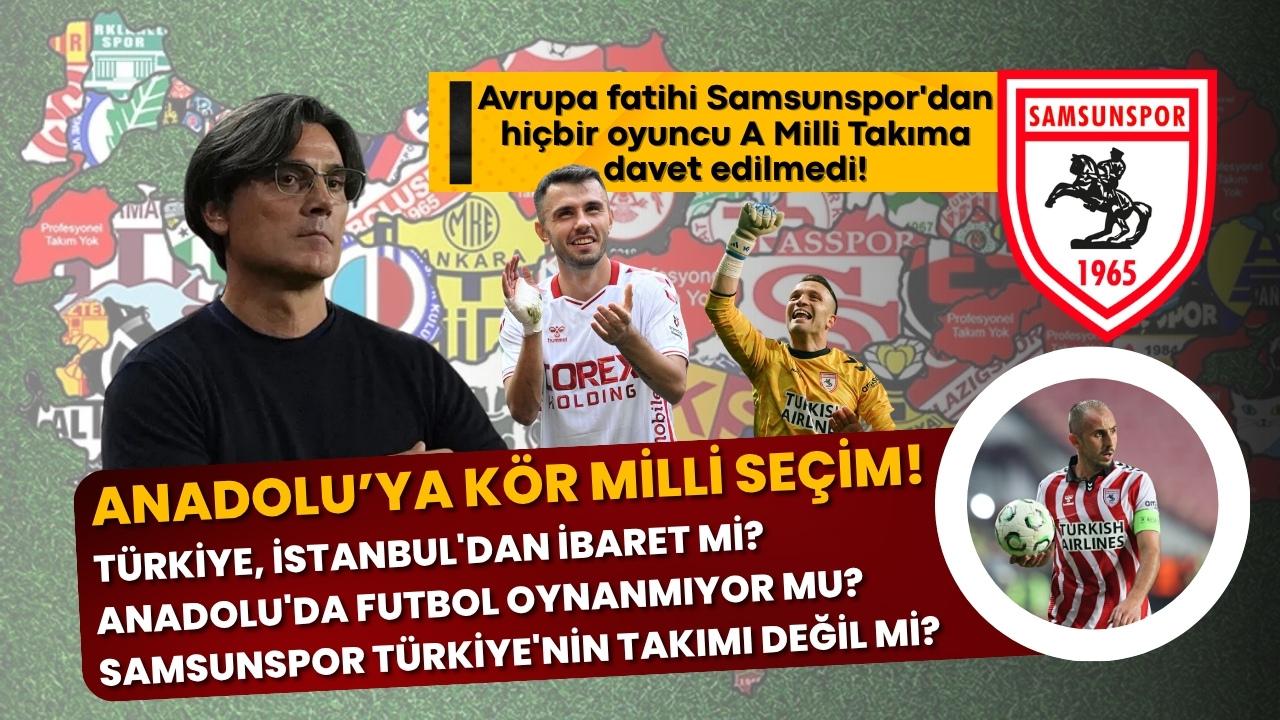 Avrupa fatihi Samsunspor'dan hiçbir oyuncu Türkiye A Milli Takımı'na davet edilmedi!