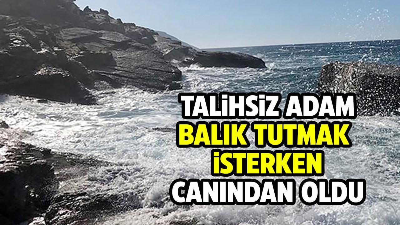 Balık tutmak için denize açıldı! Canından oldu