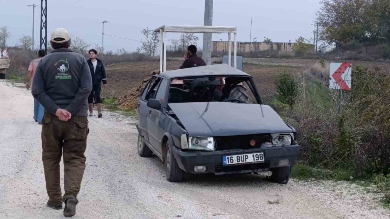 Bursa’da trafik kazası: 1 ölü, 2 yaralı