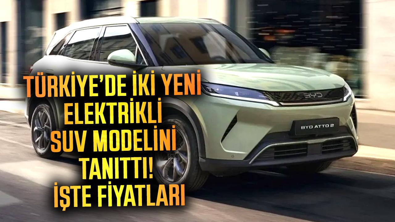 BYD, SUV SEALION 7 ve ATTO 2 fiyat listesi
