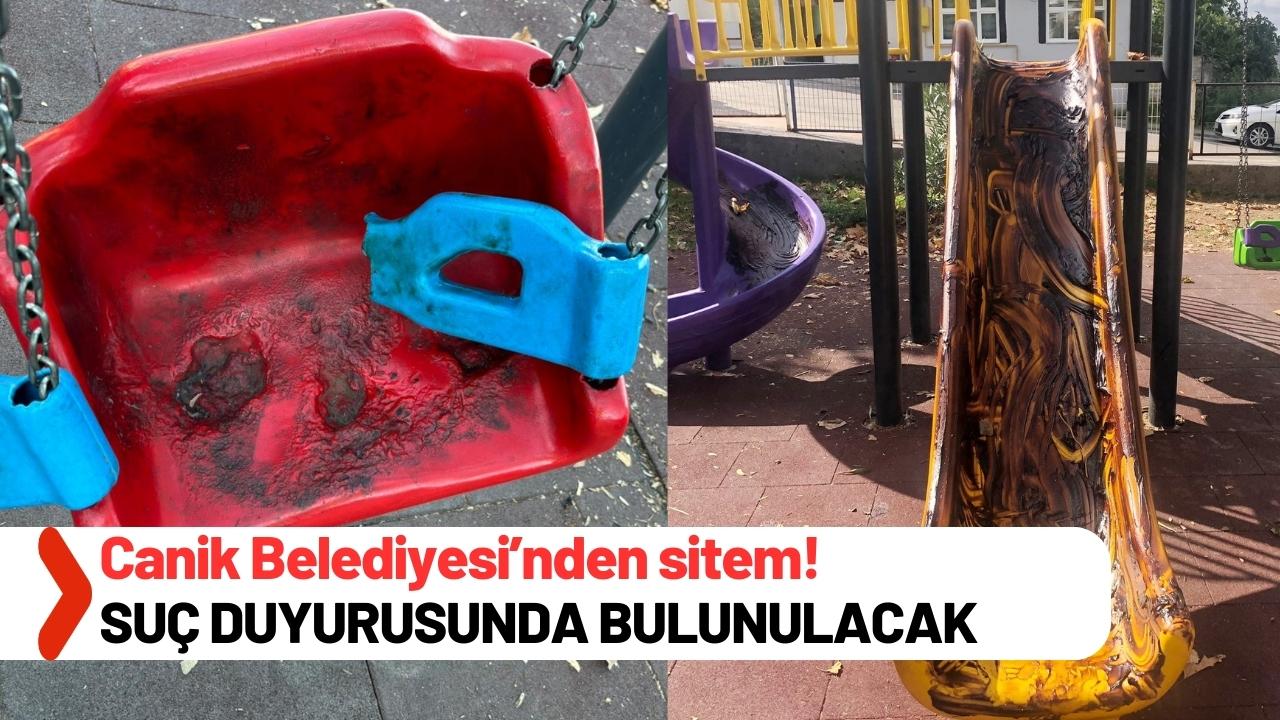 Canik Belediyesi'nden Sitem: Lütfen parklarımıza sahip çıkalım