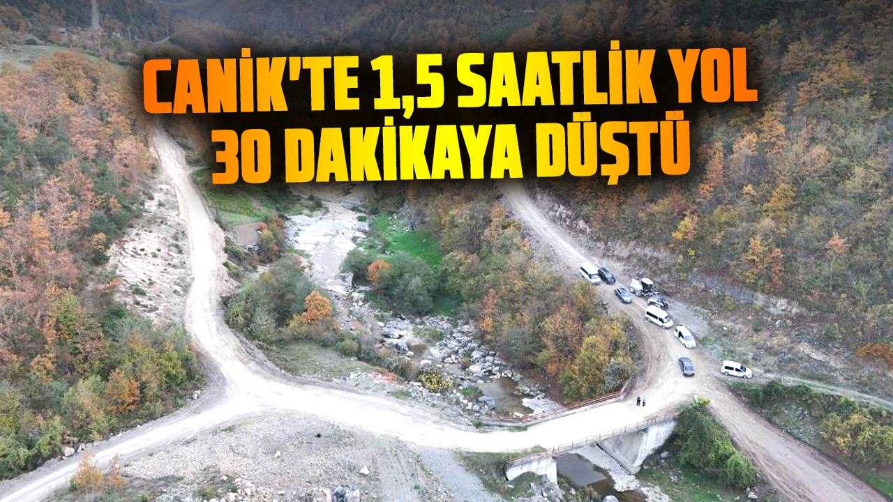 Canik'te 1,5 saatlik yol 30 dakikaya düştü! İbrahim Sandıkçı alkış topladı