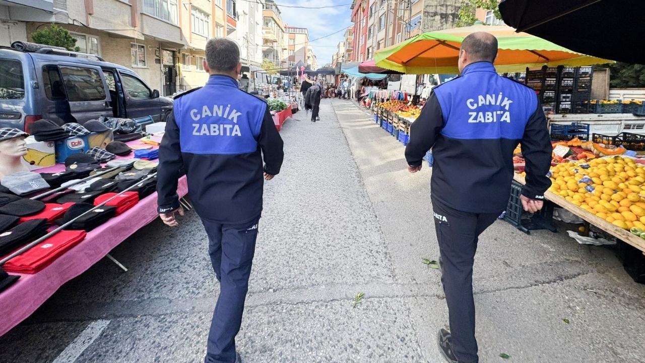 Canik'te semt pazarlarına sıkı takip
