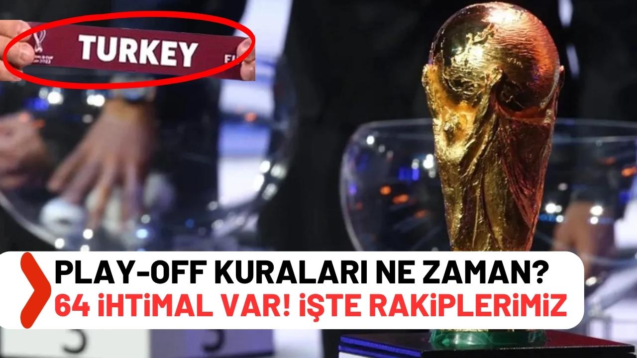 Dünya Kupası play-off kura çekimi ne zaman? Saat kaçta? İşte rakiplerimiz