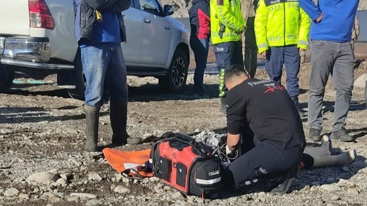 El freni açılan pikap baraja düştü: Mühendis Esra Sümer can verdi