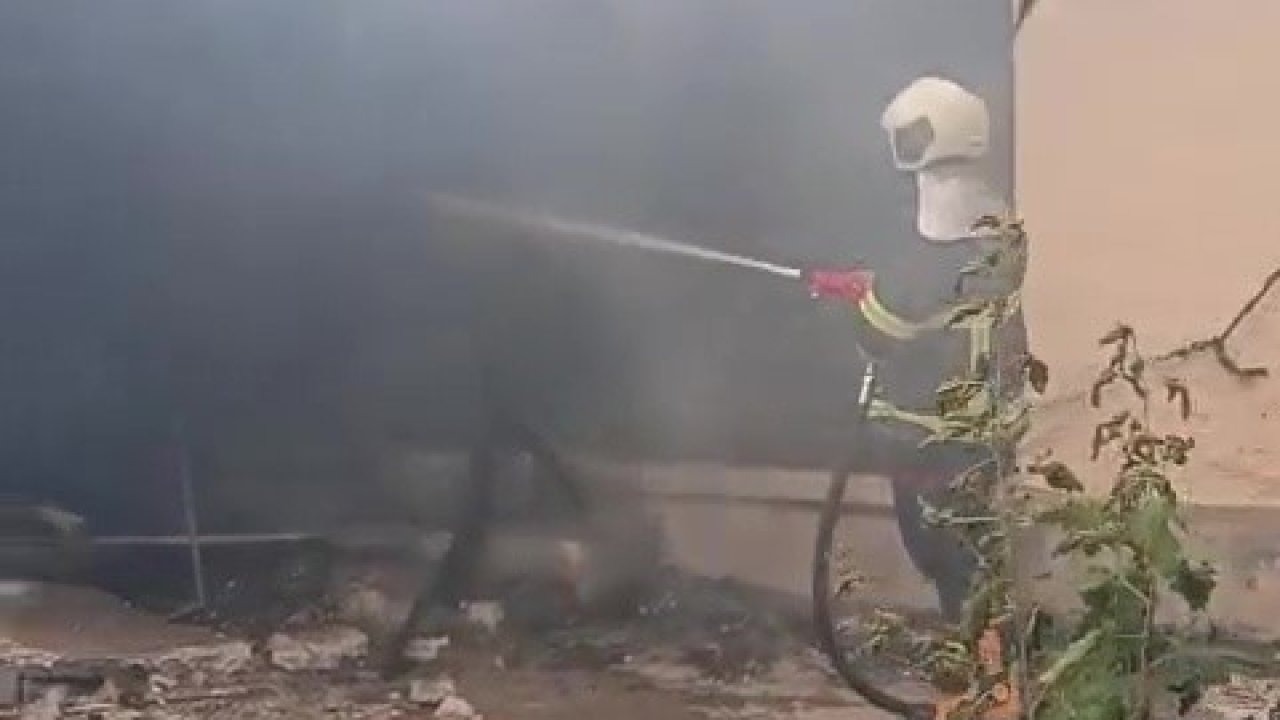 Engelli yaşlı kadın, yangında can verdi